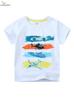 Boys' Pure Cotton Cartoon Print Korean-Style T-Shirt for Spring/Summer 2026