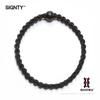 Annieu Hair Tie Accessory Bracelet Designed Hairstylist (Black)