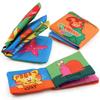 Soft Book Nontoxic Fabric Baby Cloth Books Early Education Toys 8 Page