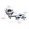 Drum Set Extension Clamp Mount Bracket,Metal,Cowbell Holder,Percussion Accessories Cowbell