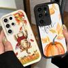 Pumpkin Happy Fall Autumn Soft Phone Case for Samsung Galaxy S26 Ultra S25 Edge S24 S23 S22 Plus S21 S20 FE 5G Shell Silicone Fu