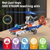 Moc 325Pcs 5 In 1 Creative Electric Rc Aircraft Model Assembly Diy Building Blocks Children'S Puzzle Toys Birthday Gift