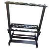 Fishing Rod Holder Versatile Easy Assembly Double Side Slot Bamboo Accessory 23 Holes