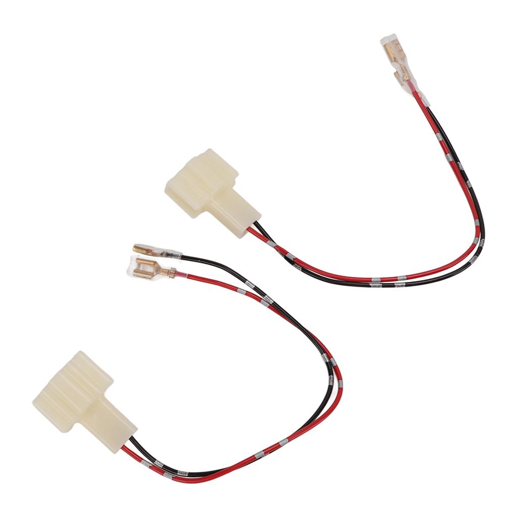 Par Bil Effektförstärkare Mellanbas Högtalare Kabelhärva Adapterkontakt Plug and Play 12V 3A 10W