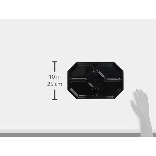 Chuo Kagaku HSPD 36-5 Black Disposable Containers, Made In Japan, 20 Count, Size: Approx. 36 X 24 X 2.5 Cm