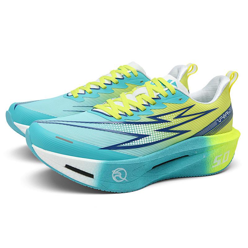 2025 New 2.0 Professional Marathon Carbon Plate Racing Running Shoes Men's Shoes Real Popcorn Soft-soled Sports Shoes