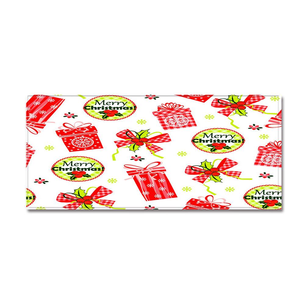 Weihnachts-Küchen-Sandteppich Fußmatte Langer Bodenteppich