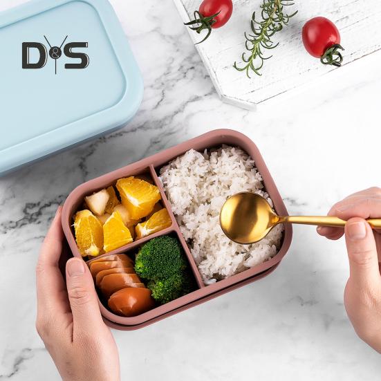 Bento Box Easy To Carry Not Easily Deformed Food Grade Single Layer Multifunctional Lunch Container for Camping