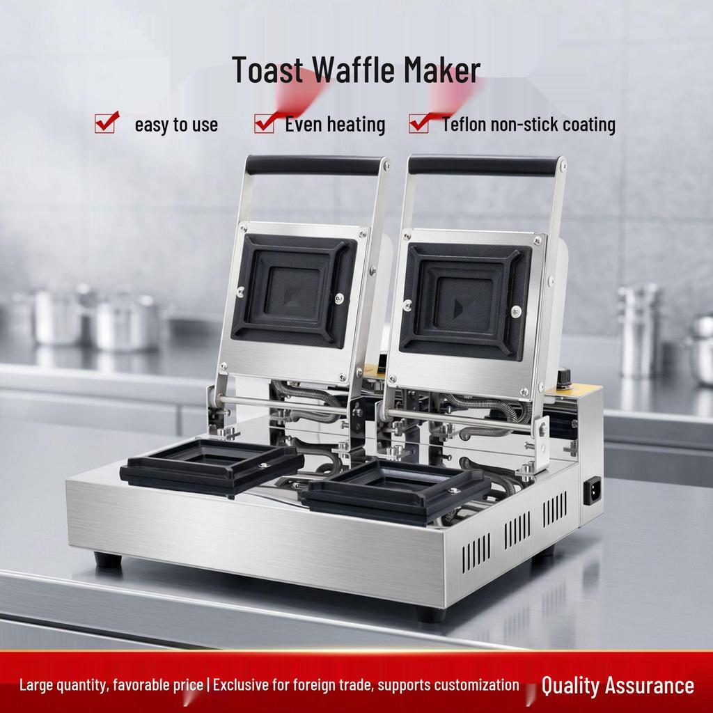 Electric Molten Lava Toast & Waffle Maker - Celebrity Sandwich & Pancake Maker