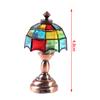1:12 Dollhouse Mini Desk Lamp LED Lamp Colored Shade Reading Lamp Doll Decor Toy