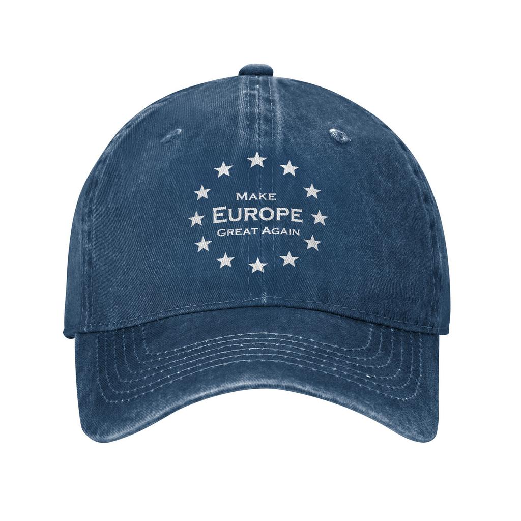Make Europe Great Again Star Baseball Caps Vintage Distressed MEGA EU Snapback Hat Outdoor Workouts Adjustable Hats Cap