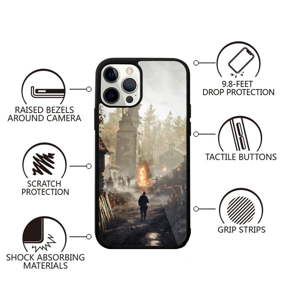 

Чехол для телефона Game R-Resident E-Evils для iPhone 15,14,13,12,11,Plus,Pro,Max Mini Magsafe Магнитная беспроводная зарядка iPhone15pro