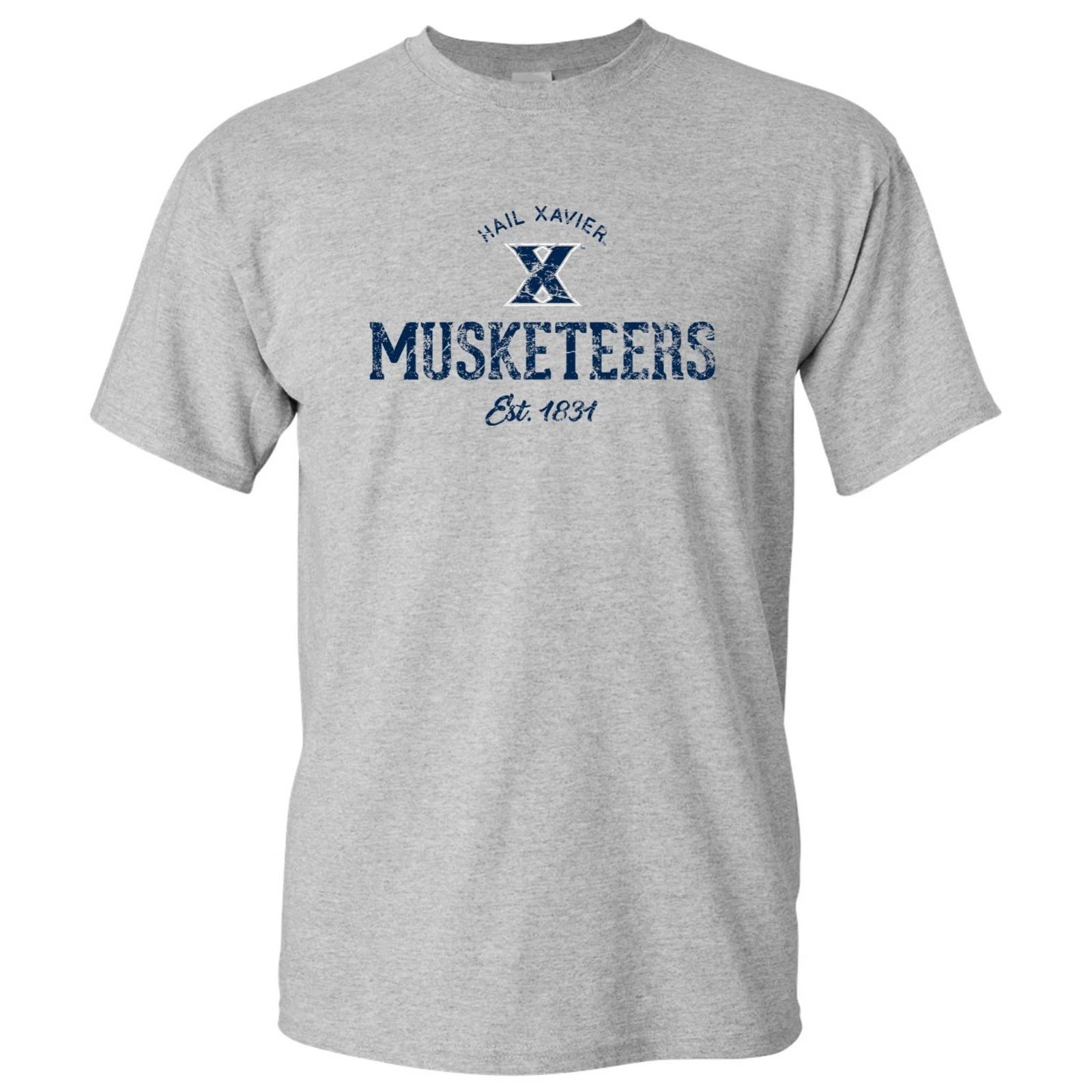 Xavier Musketeers Established Arch Logo Licensed Unisex T-Shirt S