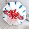 1 PC Automatic Folding Umbrella - Frankfurt Football Pattern Portable Foldable Design With 8 Ribs Christmas Birthday Gifts