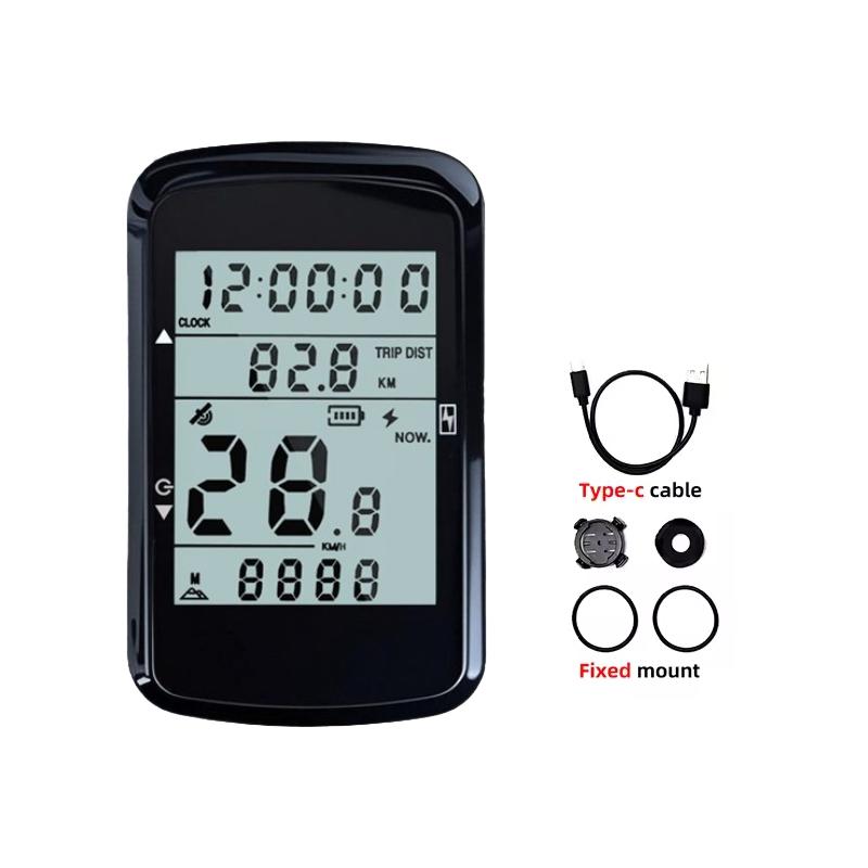 OFFBONDAGE Bicycle Computer Wireless GPS Bike Speedometer MTB Road Bike Cycling Odometer USB Rechargeable Digital Stopwatch