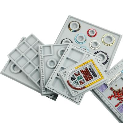 1 teil/beutel Einfache Stil PE Beflockung Design Bord DIY Armband Halskette Ohrringe Design Platte Schmuck Zubehör