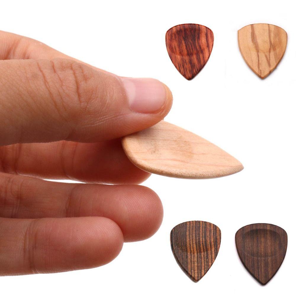 Picks With Holder Acoustic Guitar Picks Wood Acoustic Guitar Plucked Guitar Picks Wood Picks