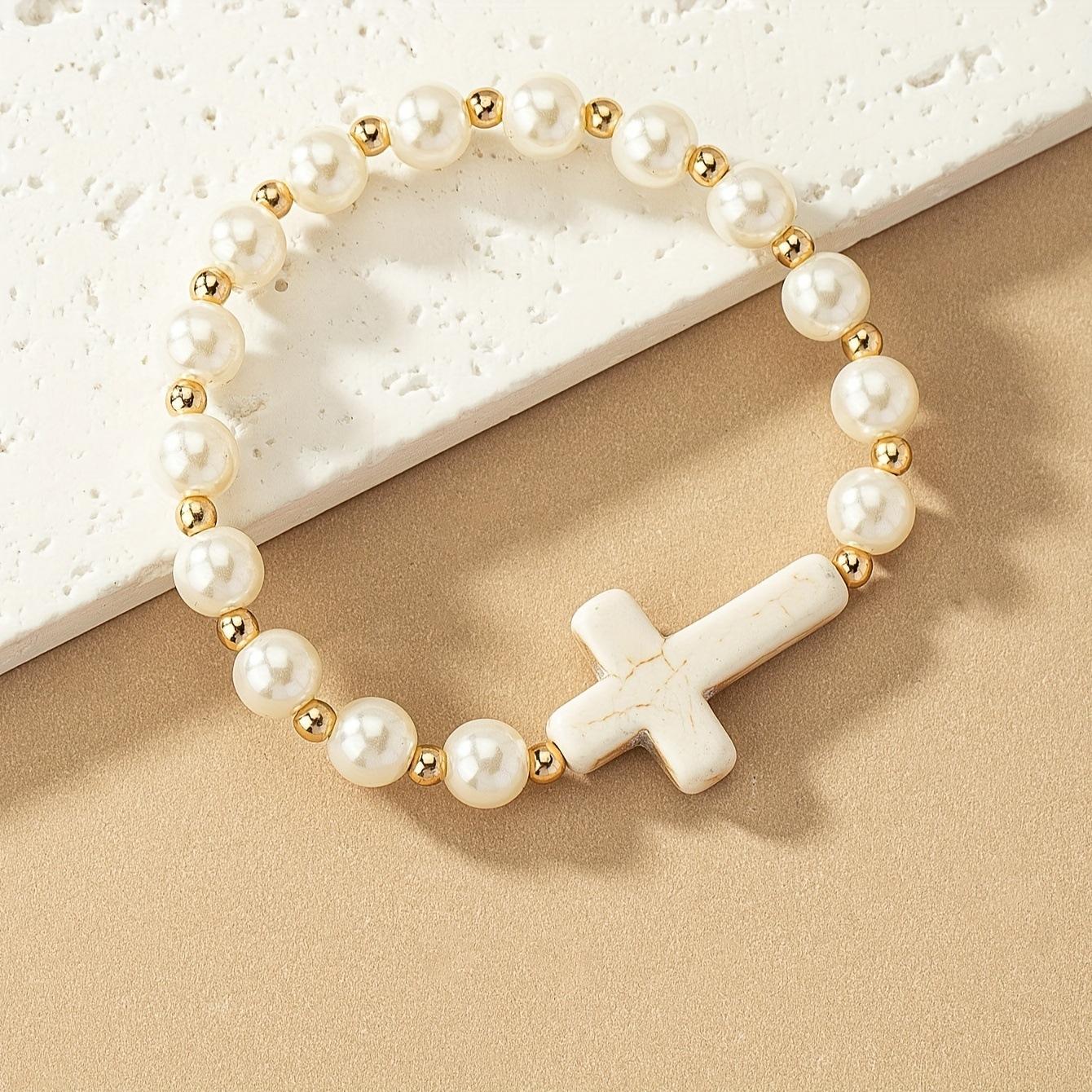 

JYL TS Bracelet Men s Beaded Dumbbell Design Enhances Vitality & Strength T290 французские розовато-лиловый