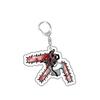 Anime Chainsaw Man Keychain Pochita Makima Cartoon Acrylic Bag Tag Keyrings Cos Trendy Gift