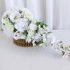 Water Drop Shape Bouquets Artificial Wedding Flowers Bridal Shower Bouquets for Special Occasion