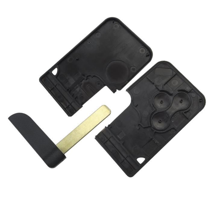 Nyckelskal för Renault Clio 3 Megane 2 Scenic 2 - Smarta nycklar Fjärrkontroll 3 Knappar Blad Phonillico®