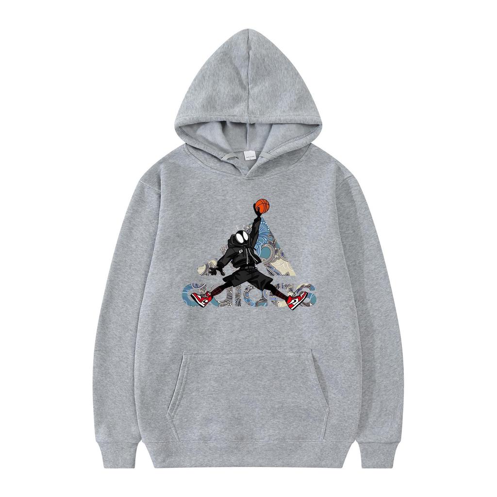 Unisex Spring/Autumn AD Logo Hooded Sweatshirt Fashion Sport Casual Top