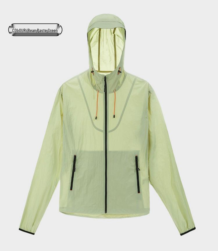 Herren UPF50+ Leichte Sonnenschutzkleidung Jacke - UV-Schutz, Kühleffekt, Vielseitig, Dünne Haut Jacke für Sommer Paare.