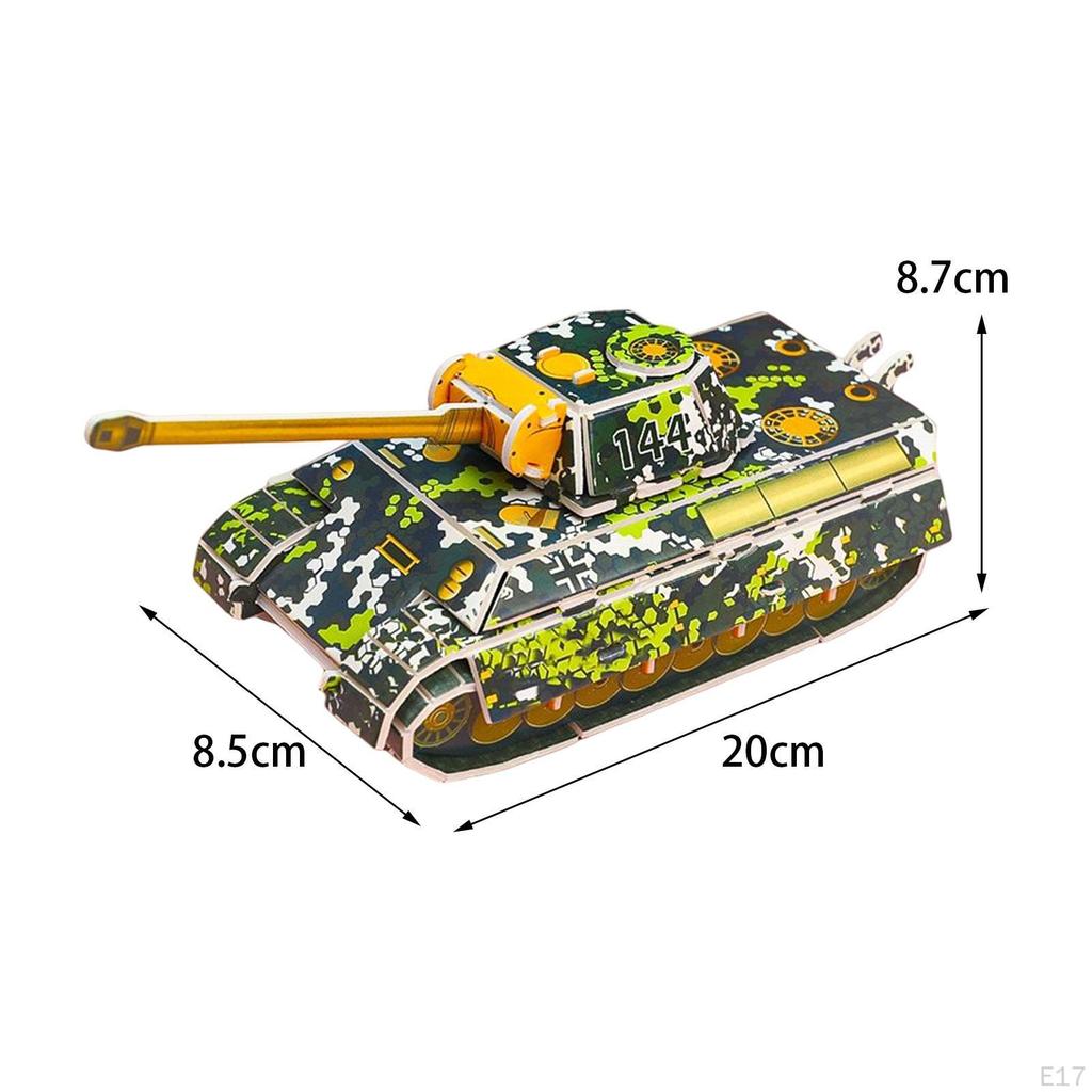 3D House Puzzle for Girls, Child Aged 6-12, Paper Cardboard Mini Craft , Creative DIY