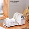 Detachable Kitchen Dish Rack Large Capacity Tableware Storage Rack Kitchen Organizer  RV