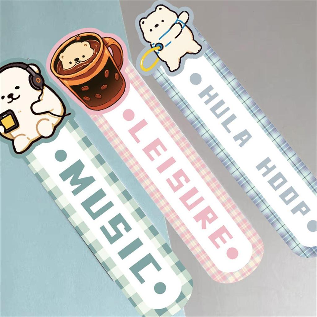 30pcs Cartoon Bookmarks, Cute Creative Reading Paper Bookmark For Diy Paper Book Decorations & Reading Markers