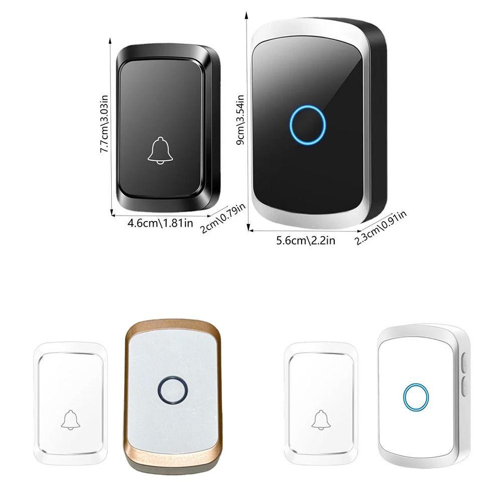 300M Range Wireless Doorbell Waterproof Door Chime Kit Smart Doorbell  Remote Control