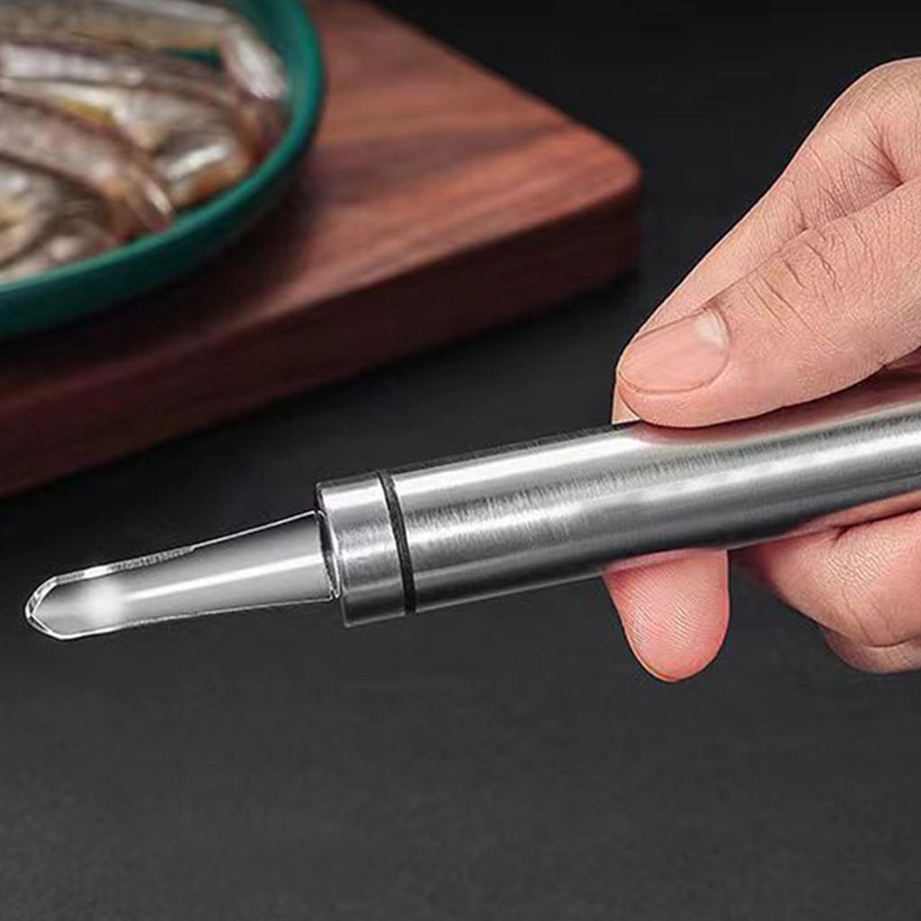 Nóż do krewetek Longan Nóż do kopania mózgu krewetek Narzędzie kuchenne wielofunkcyjne