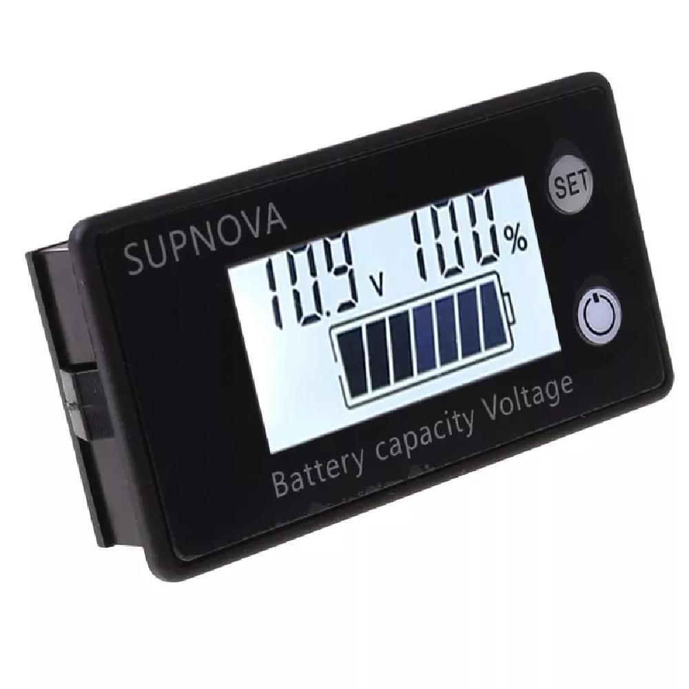 Mini Batterie Kapazität Anzeige DC 10V-100V Blei Säure Lithium LiFePO4 Auto Motorrad Voltmeter Spannung Gauge 12V 24V 48V 72V