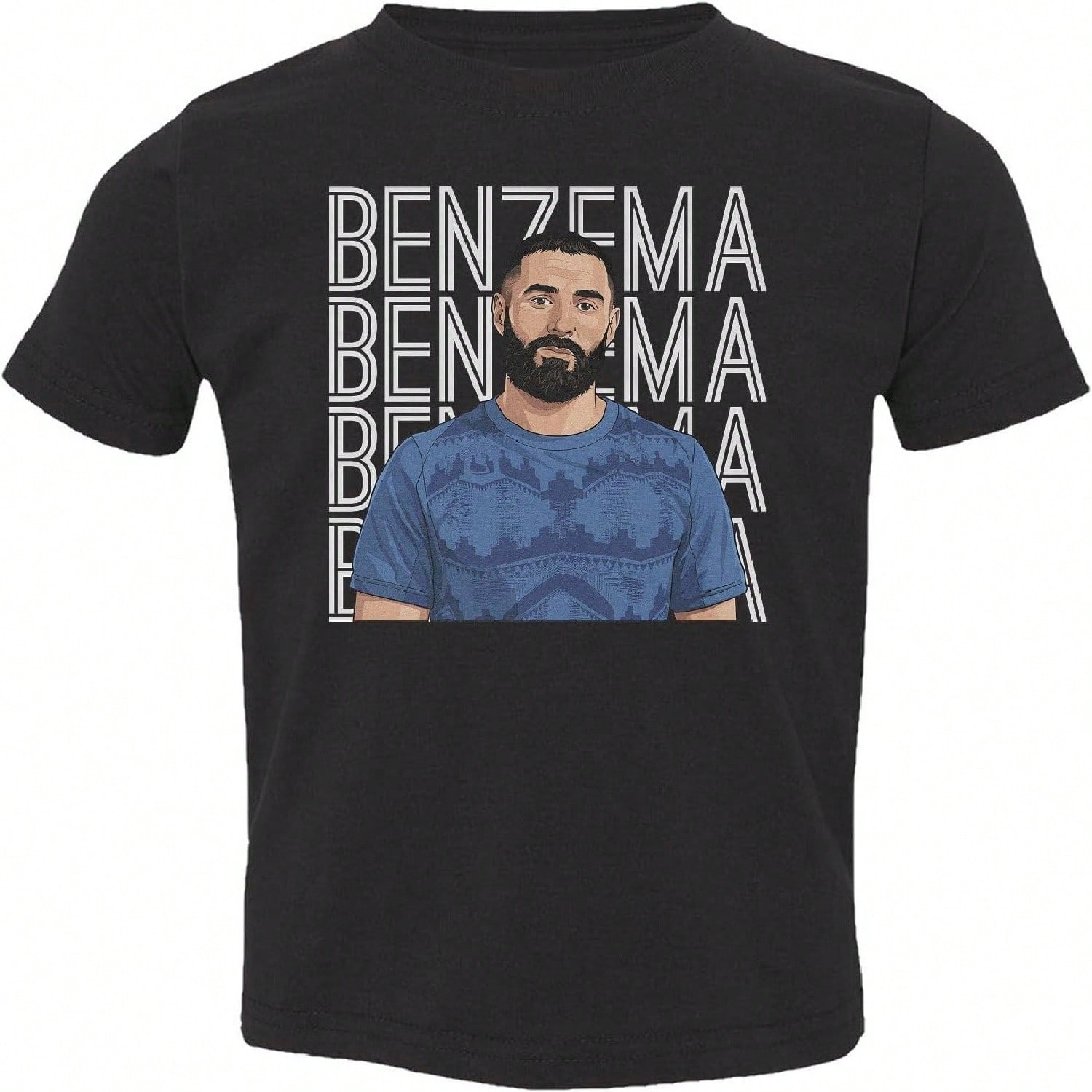 Tutiinca Benzema-Inspired Stacked Graphic - New Team Tribute Toddler T-Shirt S разноцветный