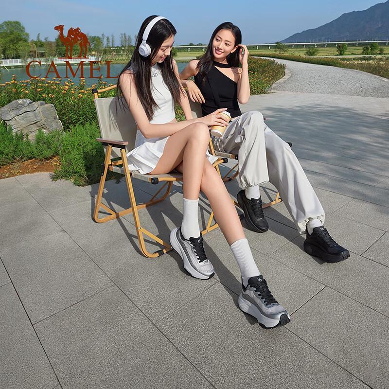 CAMEL Women s 2025 Spring Thick Sole Height-Increasing Casual Sport Shoes 6009 40