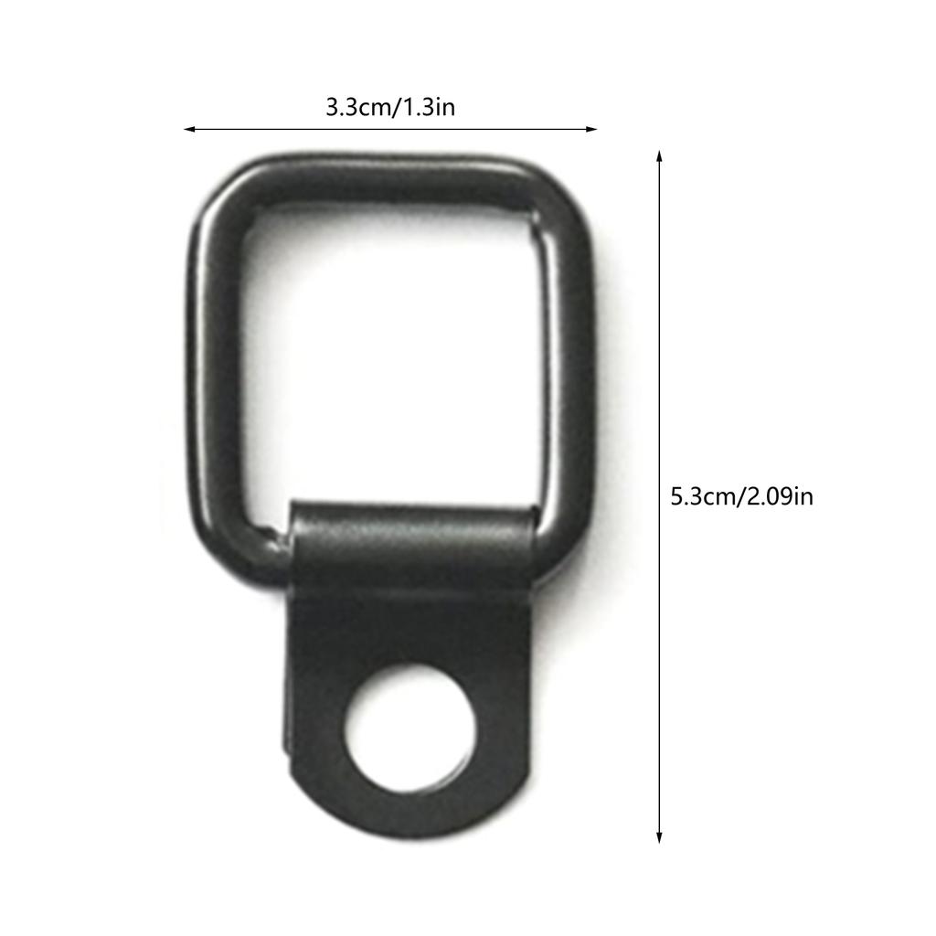 8Pcs D-Ring Tie Down Small Steel D-Rings Anchor Lashing Ring for Loads on Case Truck Cargo Trailers RV Boats