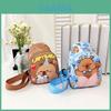 Kid Cartoon Animal Nylon Crossbody Bag With Breathable Design For Preschool Age Children