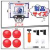 Basketball Goal EagleStone Basketball Toy Sports Toy Automatic Scoring Sound Effects Door Hanging Wall Hanging 4 Balls Adhesive Hooks Indoor Outdoor