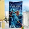 Haaland Customized Name Beach Towel Super Soft Absorbent Portable For Swimmingbeachcamping Travel Beach Accessoriesgym