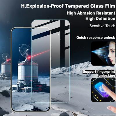 IMAK H Series For Honor X70 Screen Protector Tempered Glass HD Clear Film (Fingerprint Unlock)