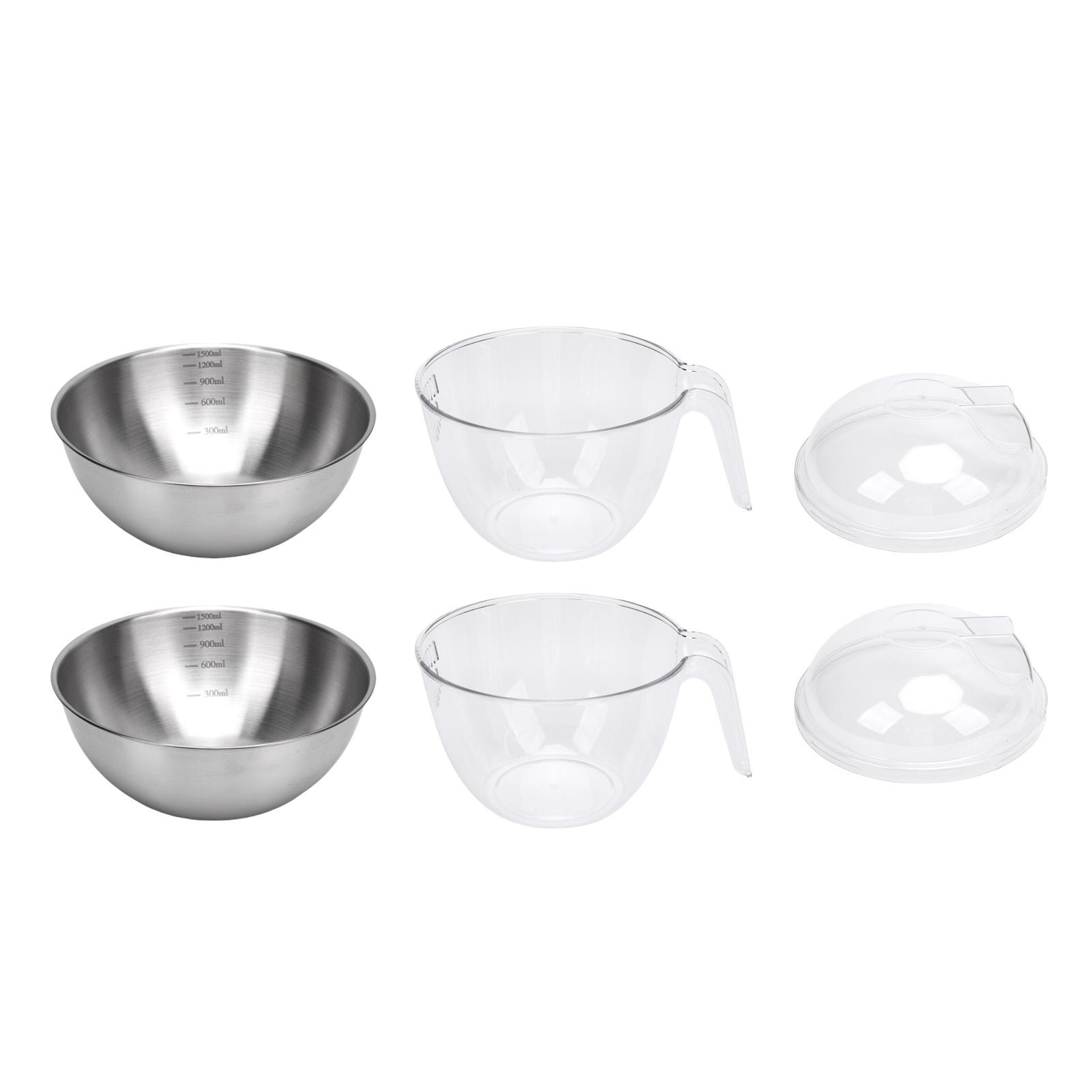 

Iced Salad Bowl with PC Transparent Lid Stainless Steel Slanted Chilled Salad Bowl for Fruit Vegetable Chilled Salad Bowl