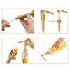 5pcs 10cc Syrup Pump Condiment Dispensing Quantitative Hand-press Bottle Pump Pressed Style DIY Liquid Pump Dispenser Kitchen