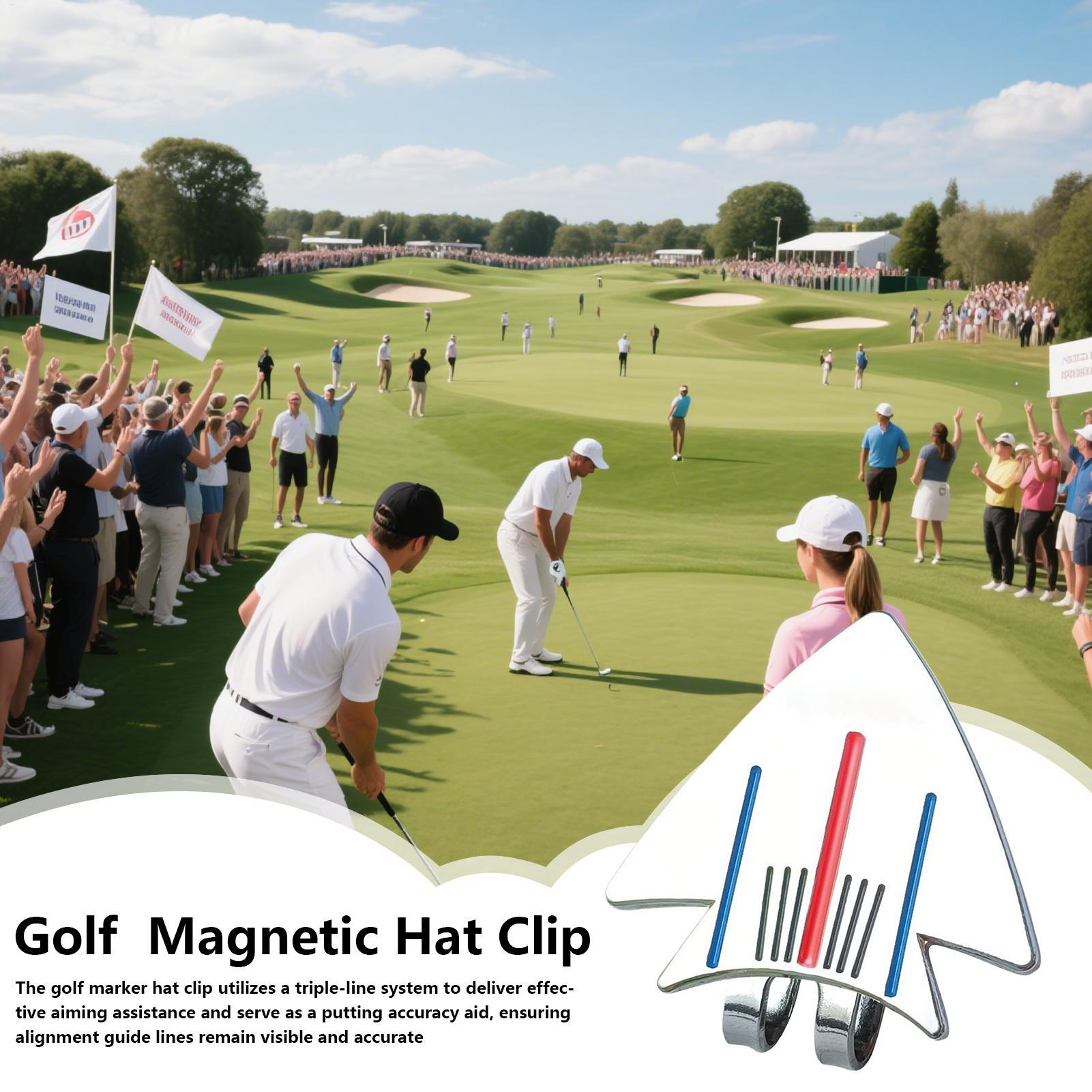 

Golf Ball Marker Hat Clip Zinc Alloy Magnetic Airplane Pattern Supplies Golf Ball Marker for Outdoor Club Course Game Grass CN
