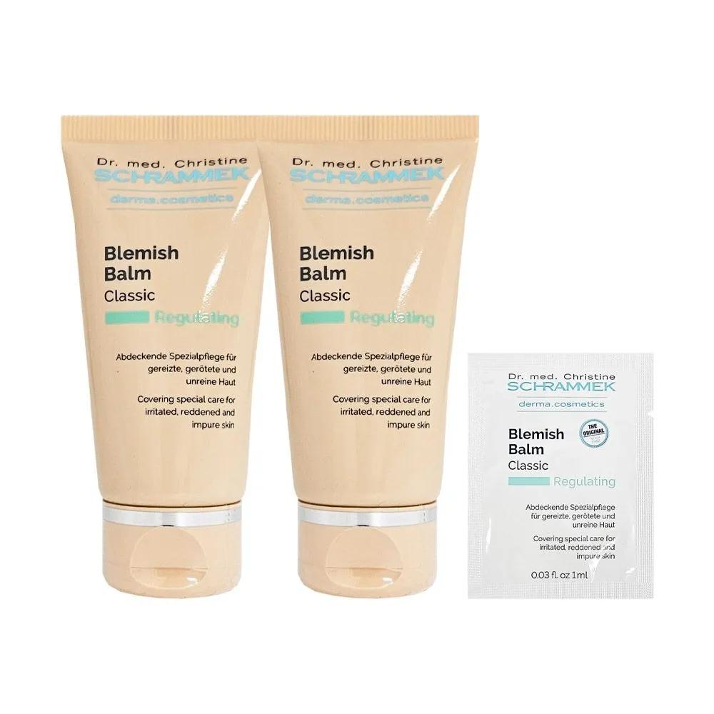 German SCHRAMMEK BB Cream Classic Schrammek BB Blemish Balm 30ml x 2 + Travel Size 1ml