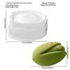 Moldes de Silicone 3D para Bolo de Mousse de Frutas: Pera, Maçã, Abacaxi, Pêssego, Durião, Framboesa.