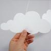 28 PCS White Cloud Ornaments Bulk Felt Hanging Clouds Decorations for Baby Shower Sky Theme Party Decorations