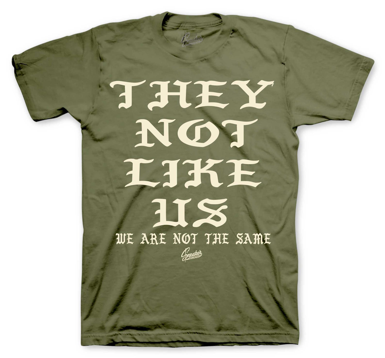 Retro 3 Family Affair Sneaker Shirts Match AJ3 Medium Olive - Not Us Tees S