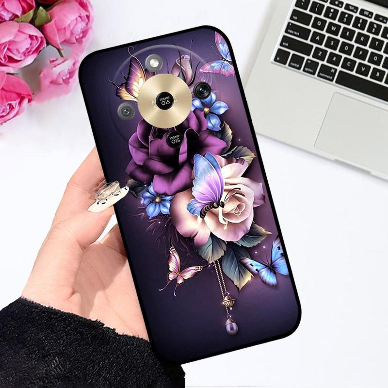 Etui do Honor X9d X70 Case MTN-NX1 Miękki Silikon TPU Pokrowiec na Telefon do Honor Magic8 Lite Coque Shockproof Shell Funda Bumper Magic8Lite