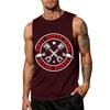 Men Sleeveless Tank Top Casual Muscle Shirt Labor Day Graphic Print Cotton Blend Lightweight Workout Gym Apparel