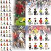 Colorful Football Star Wooden Minifigure Building Blocks Set For Kids With 50-100 Pieces